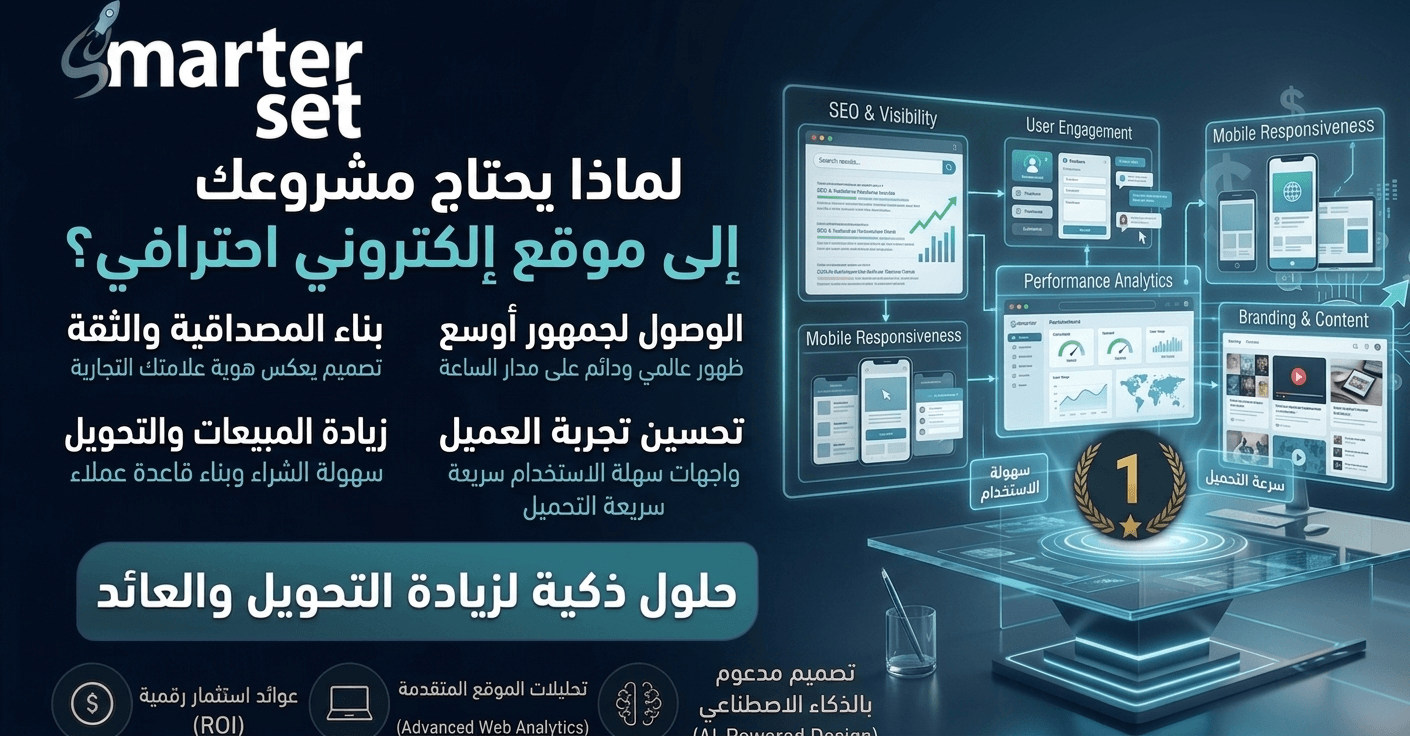 لماذا يحتاج مشروعك إلى موقع إلكتروني احترافي؟
