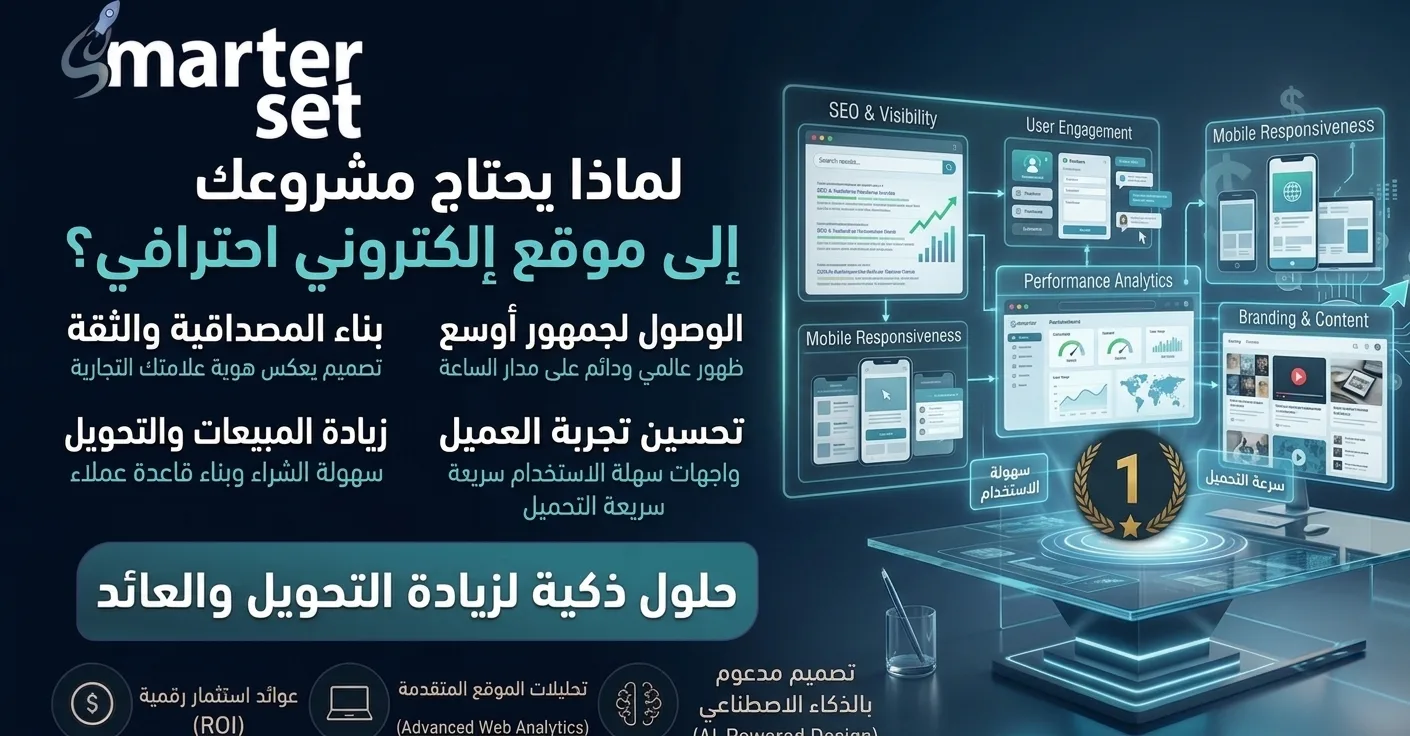 لماذا يحتاج مشروعك إلى موقع إلكتروني احترافي؟