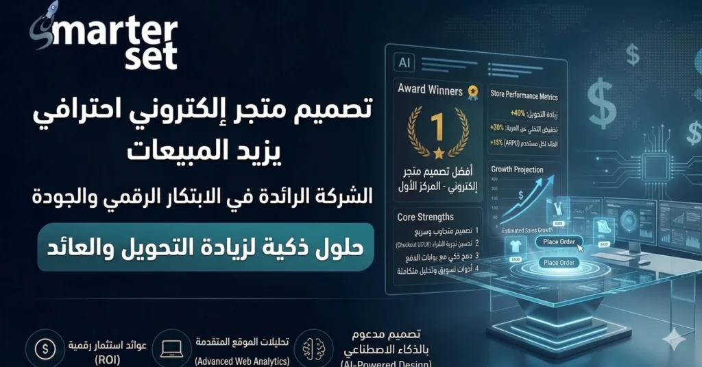 تصميم متجر إلكتروني احترافي يزيد المبيعات