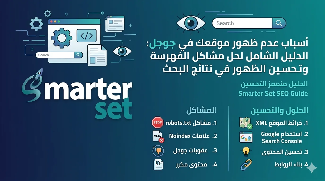 أسباب عدم ظهور موقعك في جوجل